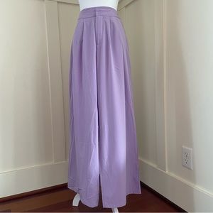 Womens SHEIN lavender wide full leg pants slacks Medium 6